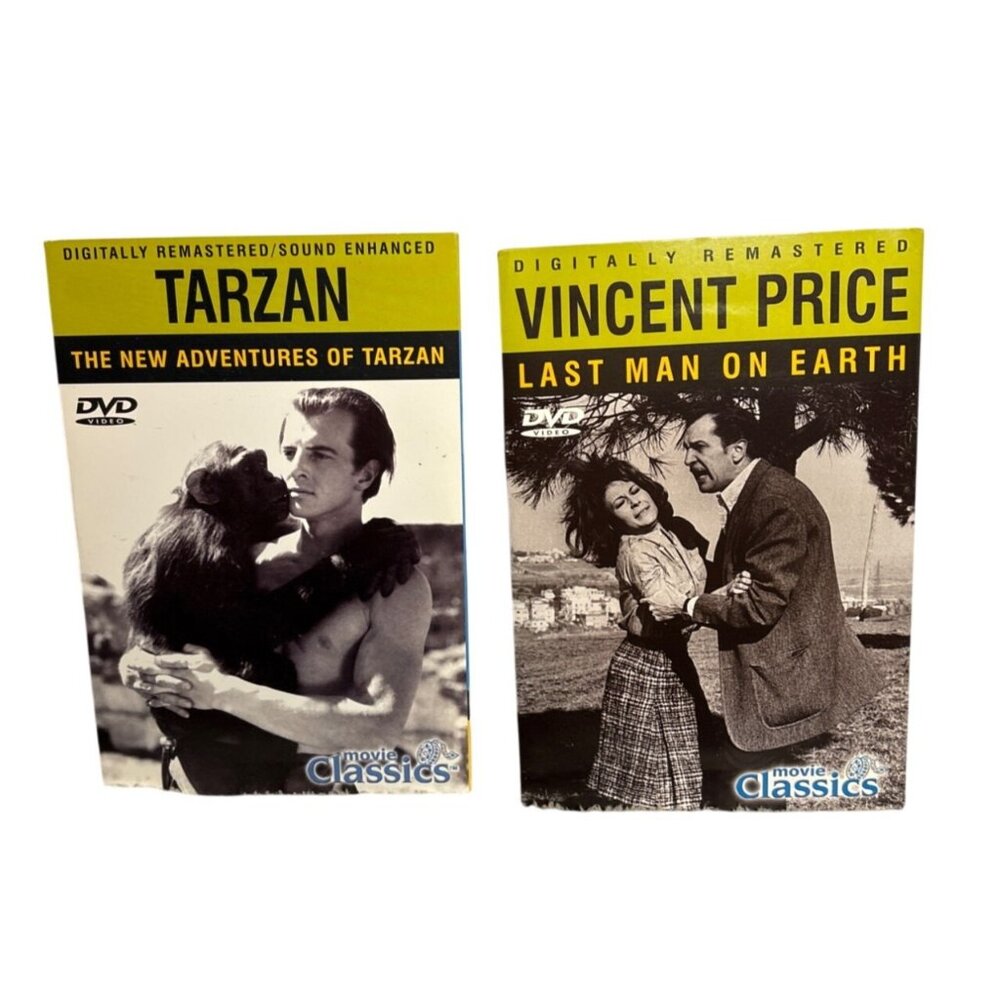 Digitally Remastered DVD Set  Last Man On Earth & The New Adventures Of Tarzan